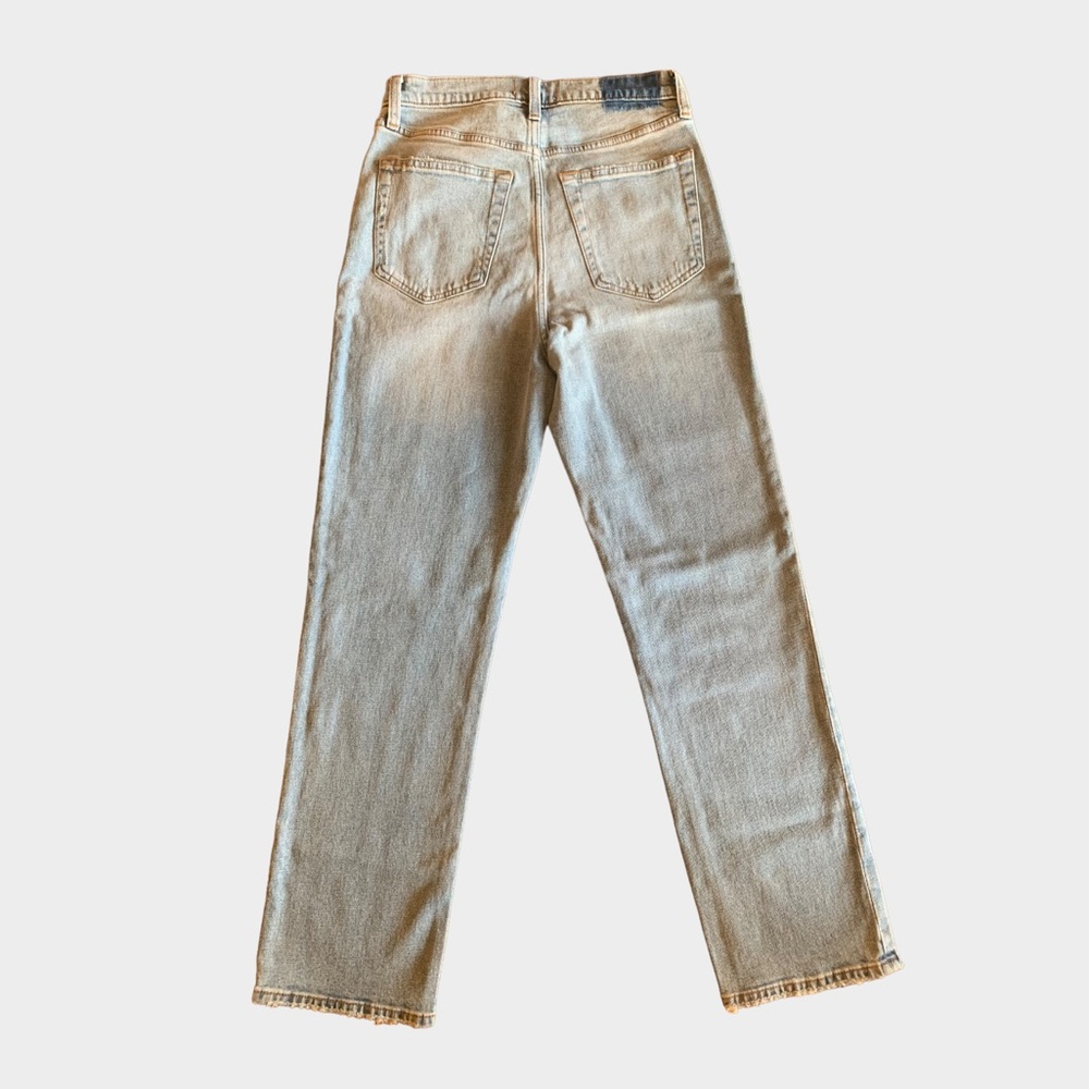 ABERCROMBIE & FITCH Zoe Natural Rise Ankle Straight Jean 27 LONG - Picture 5 of 12